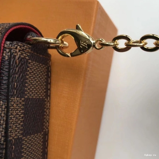 Louis Vuitton Bag N63032 Damier Felicie Pochette 0822
